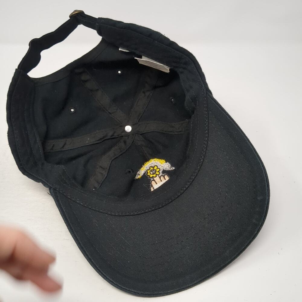 Buzz Off Baseball Cap Black One Size Adjustable Embroidered 6 Panel A-Lab - Picture 7 of 10